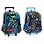 Mochila Escolar de Rodinha Batman e Coringa Masculina Infantil - Imagem 1