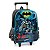 Mochila Escolar de Rodinha Batman e Coringa Masculina Infantil - Imagem 2