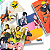 Kit 4 Cadernos Naruto Boruto Adesivo São Domingos 80 Fls Espiral - Imagem 2