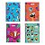 Kit 4 Cadernos Foroni Kolor Animais 80 Fls 1 mat Espiral Sortida - Imagem 1