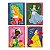 Cadernos Jandaia Princesas Disney 80 Fls 1 mat Espiral Sortida - Imagem 1