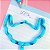 Caneta Face Stitch Tinta Azul Molin Personalizado - Imagem 3