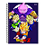 Caderno Capa Dura Dragon Ball Z SD 1 Matéria 80 fls Espiral - Imagem 8