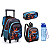 Kit Mochila Escolar com Lancheira + Estojo + Garrafa Gamer 3D Nova Rio - Imagem 3