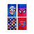 Caderno de Bilhete StarStchool Homem Aranha 1/4 Pequeno Espiral Sortido - Imagem 1