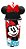 Copo Minnie Mouse com Orelhas e Canudo 500ml Plasútil - Imagem 2