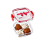 Borracha Escolar Marmitinha Choco Dream 4 Unidades Brw - Imagem 6