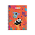 Caderno Kolor Animais Capa Dura Espiral 1 Matéria 80 Folhas Foroni - Imagem 3