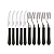 Kit de Faca de Serra + Garfos Leme Inox 10 Peças Tramontina - Imagem 1