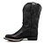 Bota Texana Country Masculino Couro Preto - Silverado Botas - Imagem 2