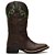 Bota Texana Feminina Cano Longo Couro Fossil Café - Boibrand's - Imagem 1