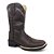 Bota Texana Masculina Cano Longo Couro Crazy Café - Boibrand's - Imagem 1