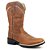 Bota Texana Masculina Cano Longo Couro Crazy Croassant  - Boibrand's - Imagem 1