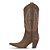 Bota Texana Feminina Couro Fossil Cafe  - Silverado Botas - Imagem 2