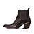 Botina Feminina Couro Mustang Cafe - Silverado Botas - Imagem 2