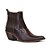 Botina Feminina Couro Mustang Cafe - Silverado Botas - Imagem 1