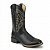 Bota Texana Country Masculino Couro Floater Preto - Silverado Botas - Imagem 1