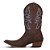 Bota Texana Country Masculino Couro Crazy Cafe - Silverado Botas - Imagem 2