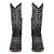 Bota Texana Feminina Couro Nobuck Preto  - Silverado Botas - Imagem 3