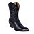 Bota Texana Feminina Couro Preto com Biqueira - Silverado Botas - Imagem 1