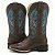 Bota Texana Country Feminino Couro Chocolate - Silverado Botas - Imagem 3