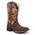 Bota Texana Country Feminino Couro Café e Tabaco - Silverado Botas - Imagem 1