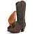 Bota Texana Feminina Couro Crazy Cafe - Silverado Botas - Imagem 3