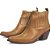 Botina Feminina Couro Latego Conhaque  - Silverado Botas - Imagem 2