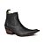 Botina Country Masculino Couro Preto - Silverado Botas - Imagem 1