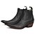 Botina Country Masculino Couro Preto - Silverado Botas - Imagem 3
