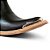Botina Country Masculino Couro Preto com Biqueira - Silverado Botas - Imagem 3