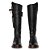 Bota Hipica Masculina com faca Acoplada Preto - Silverado Botas - Imagem 3