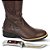 Bota Hipica Masculina com faca Acoplada Chocolate - Silverado Botas - Imagem 2