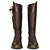 Bota Hipica Masculina com faca Acoplada Chocolate - Silverado Botas - Imagem 3