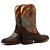Bota Texana Masculino Bico Quadrado Couro Crazy Horse - Silverado Botas - Imagem 2
