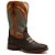 Bota Texana Masculino Bico Quadrado Couro Crazy Horse - Silverado Botas - Imagem 1