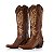 Bota Texana Feminina Couro Dallas Pinhao - Silverado Botas - Imagem 3
