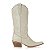 Bota Texana Feminina Couro Plume Offwhithe - Silverado Botas - Imagem 1