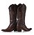 Bota Texana Feminina Couro Dallas Cafe - Silverado Botas - Imagem 2