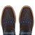 Bota Texana Country Masculino Couro Fossil Cafe e Azul - Silverado Botas - Imagem 3