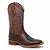 Bota Texana Masculino Bico Quadrado Couro Café - Silverado Botas - Imagem 1