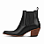 Botina Feminina Couro Mustang Preto - Silverado Botas - Imagem 2