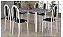 Mesa Soma Tampo 1.40 x 0.75 em Ardósia  ou Granito com 06 cadeiras grossas - Soma - Imagem 2