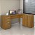 Mesa Home Office de Canto com 3 Portas e 2 Gavetas NT2005 - Notável - Imagem 1