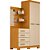 Guarda Roupa Solteiro 02 portas com Espelho Melissa 1.10m 100% MDF - ACP Móveis - Imagem 1