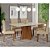 Mesa Amanda com 06 cadeiras Maya 1.30x0.80 100% MDF/ tecido linho - Cimol - Imagem 1