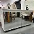 Aparador Buffet 4 Portas Espelhadas Maria 1.40m - Minas Plac - Imagem 1