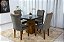 Mesa de Jantar Luna  Tampo MDF e Vidro Off 90×90 com 4 Cadeiras Lunara - Rufato - Imagem 6