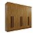 Roupeiro Da vinci 06 portas 100% MDF sem espelhos - D Doro - Imagem 1