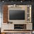Home Theater Riviera tv até 65" com led e espelho-tr - Imagem 1